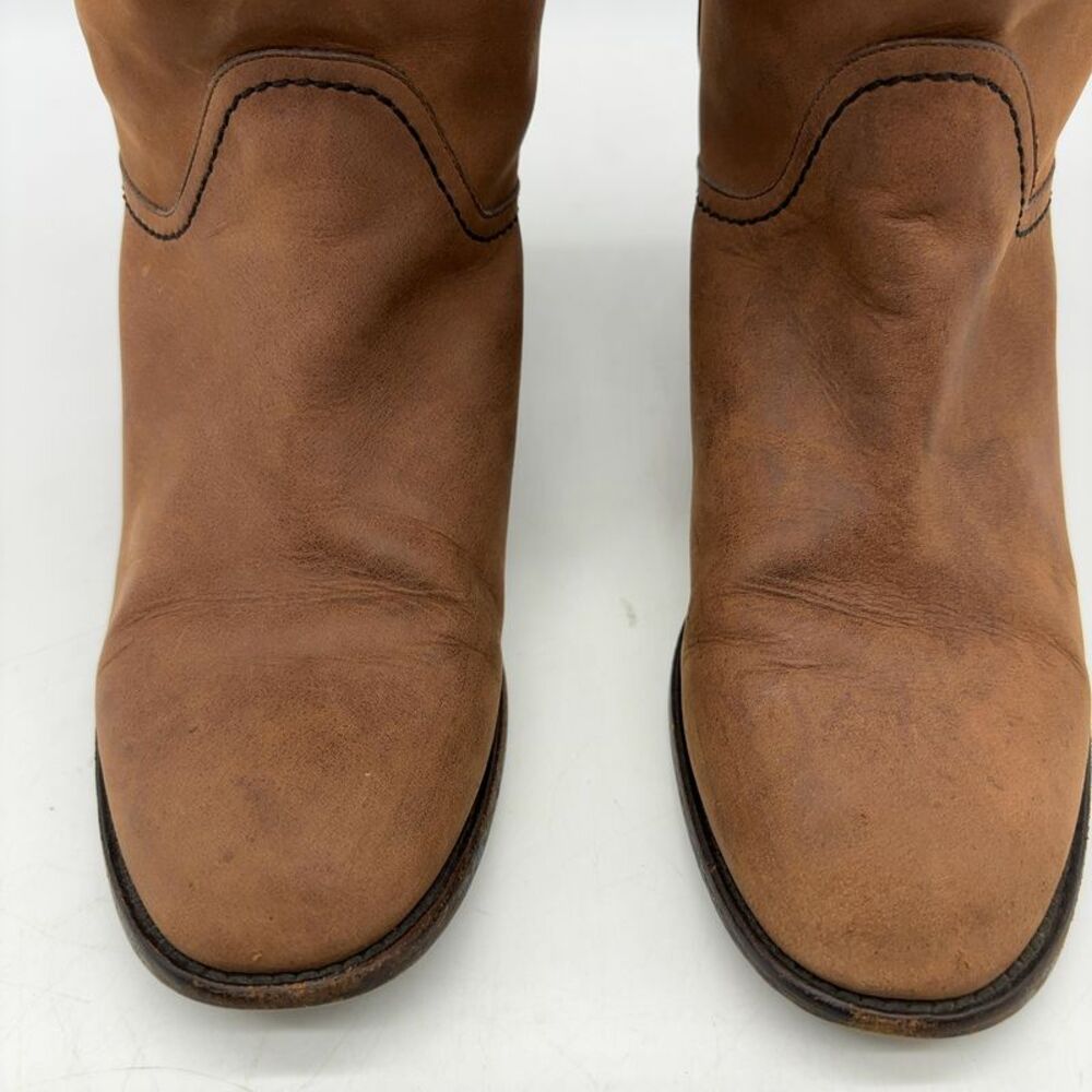 CHANEL Leather Brown Riding Boot
